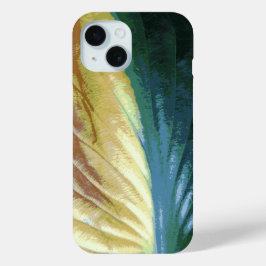 Herfst Kleurrijke Bladfoto, Groen Geel Bruin Kleur iPhone 15 Case