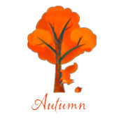 Herfst kleurrijke bomen t-shirt