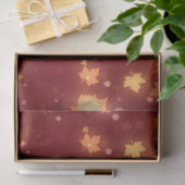 Herfst kleurrijke esdoornbladeren tissuepapier (Geschenk)