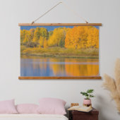 Herfst Kleurrijke Espenbomen Hangend Wandkleed (Slaapkamer)
