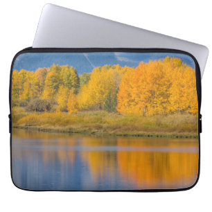 Herfst Kleurrijke Espenbomen Laptop Sleeve