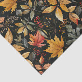 Herfst kleurrijke Fall Leaves Rustieke Decoupage Tissuepapier (Detail)