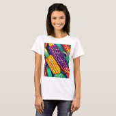 Herfst Kleurrijke Mais T-shirt (Voorkant volledig)