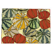 Herfst Kleurrijke Pompoenen Groot Cadeauzakje (Achterkant)