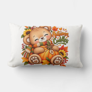 Herfst Knuffel Teddybeer Pompoen Baby & Kids Kussen