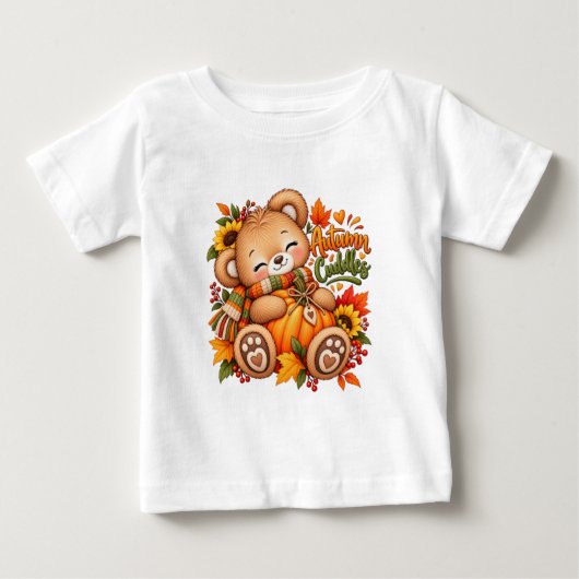 Herfst Knuffel Teddybeer Pompoen Herfst Baby & Kin (Voorkant)