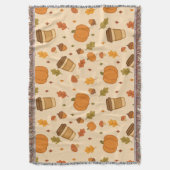 Herfst Koffie Deken (Voorkant Verticaal)