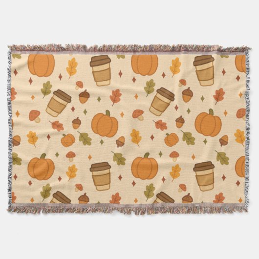 Herfst Koffie Deken (Voorkant)