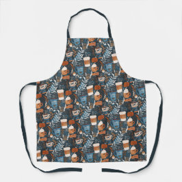 Herfst Koffie Keuken Schort
