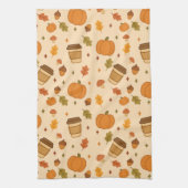 Herfst Koffie Theedoek (Verticaal)