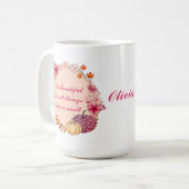 Herfst Koffiekoffie Mok (Voorkant links)