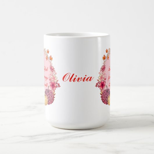 Herfst Koffiekoffie Mok (Center)