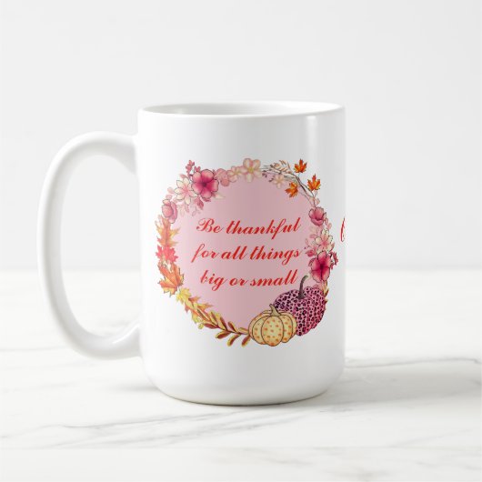 Herfst Koffiekoffie Mok (Links)