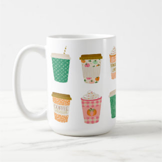Herfst koffiekopjes | herfst pompoen kruiden latte koffiemok