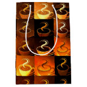 Herfst koffiekopjes medium cadeauzakje (Voorkant)