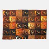 Herfst koffiekopjes theedoek (Horizontaal)