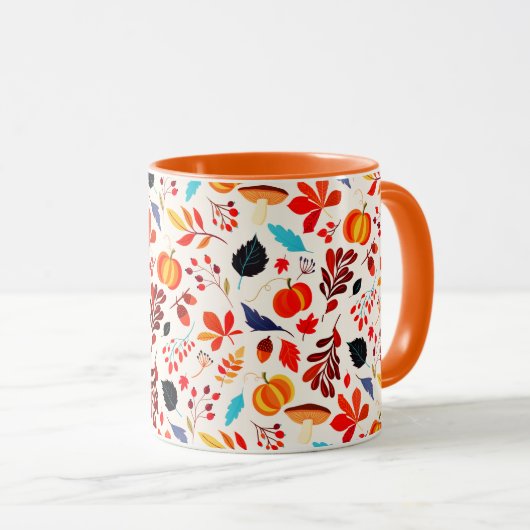 Herfst koffiemok mok (Voorkant rechts)
