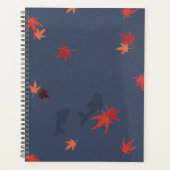Herfst Koi - blauw Planner (Voorkant)