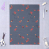 Herfst Koi - blauw Tissuepapier (Craft)