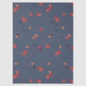 Herfst Koi - blauw Tissuepapier (Voorkant)