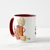 Herfst Koken gereedschap Mok (Voorkant links)