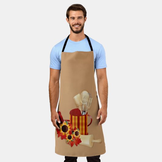 Herfst Koken gereedschap Schort (Gedragen)