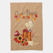 Herfst Koken gereedschap Theedoek (Verticaal)
