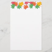 Herfst Kokeshi Doll - Green Kimono Geisha Girl Briefpapier (Achterkant)