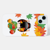 Herfst Kokeshi Doll - Green Kimono Geisha Girl Case-Mate iPhone Case (Achterkant (horizontaal))