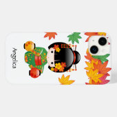 Herfst Kokeshi Doll - Green Kimono Geisha Girl Case-Mate iPhone Case (Achterkant (horizontaal))
