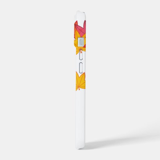 Herfst Kokeshi Doll - Green Kimono Geisha Girl iPhone 15 Case (Linkerkant)