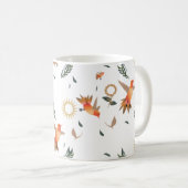 Herfst Kolibrie Bloemmotief Koffiemok (Voorkant rechts)