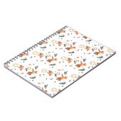Herfst Kolibrie Bloempatroon Notitieboek (Linkerzijde)