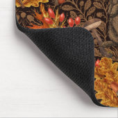 Herfst konijn op bruin muismat (Hoek)