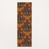 Herfst konijn op bruin yogamat (Voorkant)