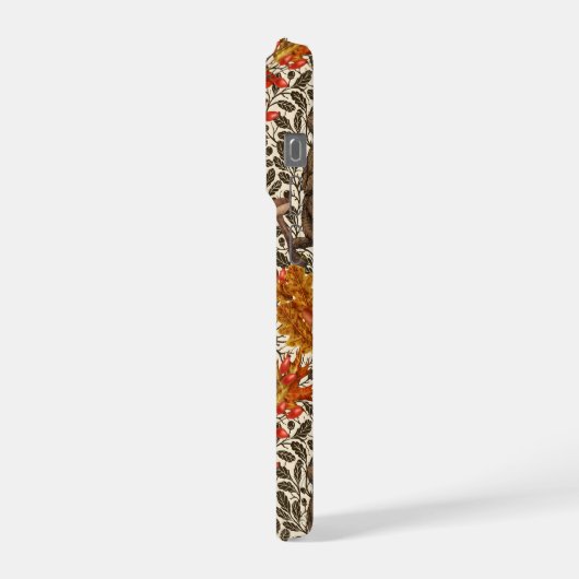 Herfst konijn op off white iPhone hoesje (Linkerkant)