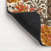 Herfst konijn op off white muismat (Hoek)