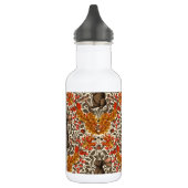 Herfst konijn op off white waterfles  (Links)