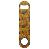 Herfst Konijn op oker Speed Flessenopener (Voorkant)