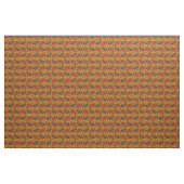 Herfst Konijn op rood Stof (Yard (91,4 cm))
