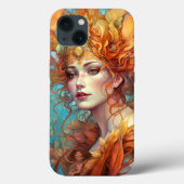 Herfst Koningin Goddess Fantasy Art Case-Mate iPhone Case (Achterkant)