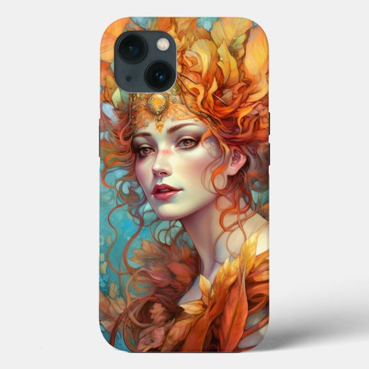 Herfst Koningin Goddess Fantasy Art Case-Mate iPhone Case (Achterkant)