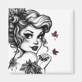 Herfst Koningin Magneet