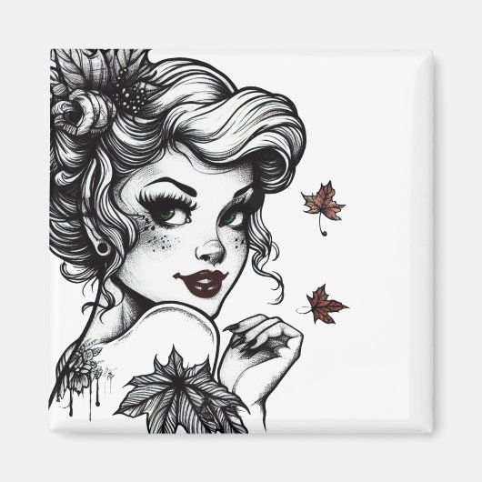 Herfst Koningin Magneet (Voorkant)