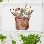 Herfst Koolstof flesanaal Theedoek (Gevouwen)