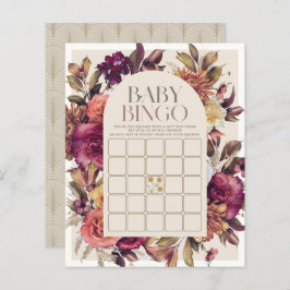 Herfst Krans Boog Tane Baby Shower Bingo Spel