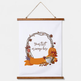 Herfst Krans Digitale Schilderen Hoodie Hangend Wandkleed