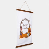 Herfst Krans Digitale Schilderen Hoodie Hangend Wandkleed (Gebogen)