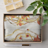 Herfst Krans Fall verlaat rustieke schuur hout Tissuepapier (Geschenk)