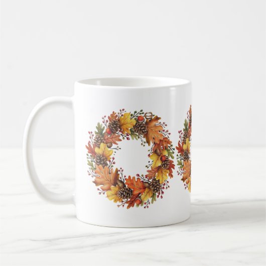Herfst krans Mok (Links)